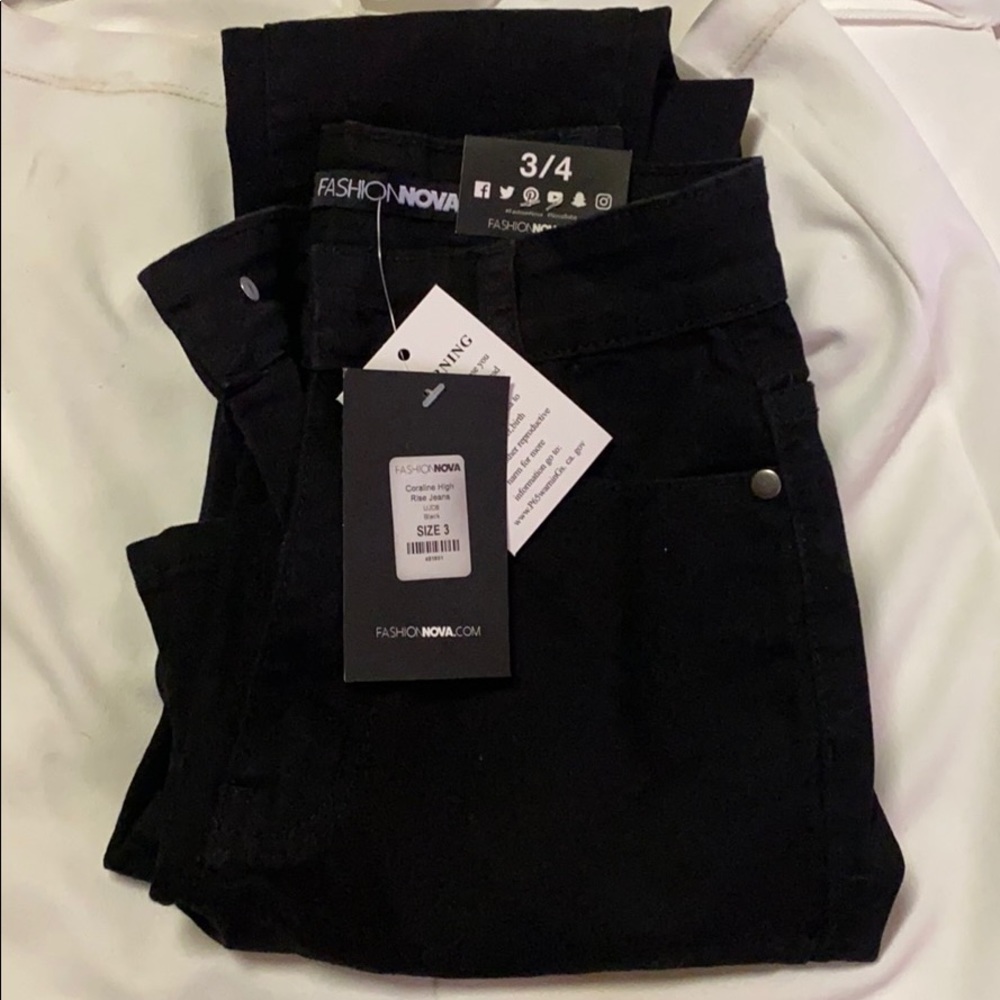 Black fashinova jeans